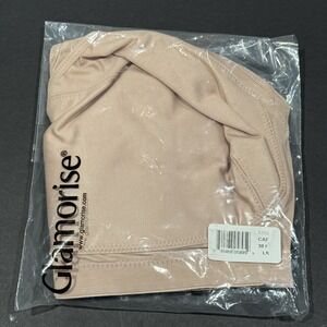 New Glamorise Magic Lift Bra 38 F DDD 1265 Front Closure Posture Back Cafe Beige